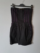 Nowa czarna sukienka mini Stradivarius S/36