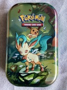 Pokémon TCG: Leafeon Prismatic Evolutions Puszka Pusta + obrazek i moneta