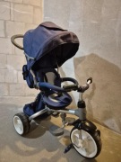 Sunbaby Rowerek Trójkołowiec Little Tiger Granatowy 4w1 5w1