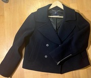 Kurtka o kroju regular fit z kołnierzem z połami model Oxford - granatowy