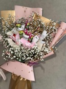 Bukiet ze zdrapkami i żywa gipsowka 