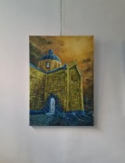 Obraz olejny 70x50 Surrealizm do salonu ozdoba 