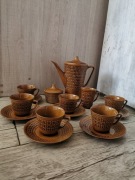 Serwis zestaw kawowy "IRA" CHODZIEŻ  Porcelit PRL