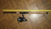 wędka MAX FISHING TACKLE FINEZJA CARBON TELE SPIN Z KOŁOWROTKIEM 