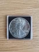 1 oz, Amerykański Orzeł, Srebrna moneta, 1990