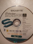 Retro CD sterowniki narzędzia do płyty Gigabyte seri S procesory AMD  AM2