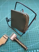 Portfel handmade z naturalnej skóry, wykonany przeze mnie w całości ręcznie