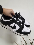 Nowe Oryginalne buty Nike Dunk low retro 45 panda bialo- czarne skóra 