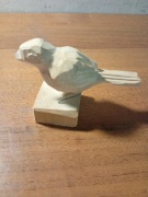 RĘCZNIE RZEŹBIONY PTAK Z DREWNA – FOLK ART – UNIKAT – RĘKODZIEŁO (B25)