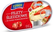 Filety Śledziowe w sosie pomidorowym Łosoś  175g
