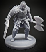 Figurka DnD RPG, druk 3D 16k, Ork Wojownik 