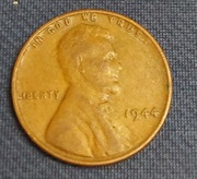 USA 1 cent Lincoln Head 1944 rok 