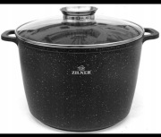 Wysoki Garnek Marmurowy Kociołek Indukcja Gaz Premium 10.2L/28cm ZILNER