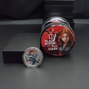 CAPTAIN AMERICA:CIVIL WAR-BLACK WIDOW-TEAM STARK1ozSILVER PROOF UNIKAT!No11