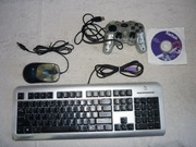 Klawiatura komputerowa+mysz+pad do gier