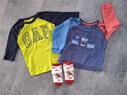 2 bluzki chłopięce 98/104 cm + skarpetki