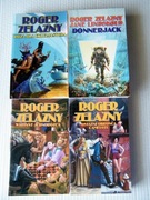 R. Zelazny ZESTAW 4 książki - Róża, Donnerjack, Wariant, Ostatni Obrońca