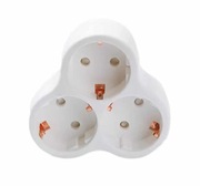 Rozgałęźnik trzy gniazda 16a max 3800w- zestaw 2 sztuk 