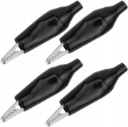 Krokodylek w czarnej osłonie 44 mm/ 4szt.