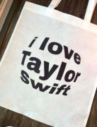 Torebka torba tote bag materiał non woven Taylor swift 