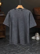 Koszulka męska L vintage 220g 100% bawełna gruba basic