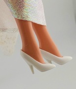 Buty dla lalki Barbie białe