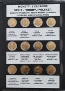 5 zł 2014 - 2026 *24 Monety z serii "Odkryj Polskę" w Albumie.