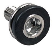 Śruba korby , mechanizmu korbowego na imbus, TL-661 srebrna (2 szt.)