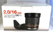 SAMYANG 2,0/16mm  ;  SONY  E