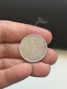 Moneta 5 marek Kościół z napisem