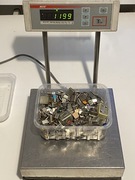 Złom elektroniczny na odzysk - rezonatory kwarcowe 1,2kg