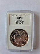 20 zł - Jaszczurka Zielona - 2009 rok PCG PR70