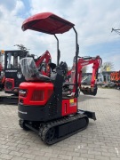 NOWA Minikoparka 1000kg Kingway VIP BAGGER 1000J RAMIĘ SKRĘTNE + 3 ŁYŻKI