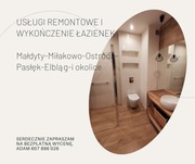 Kompleksowe remonty łazienek-Morąg/Elbląg /okolice