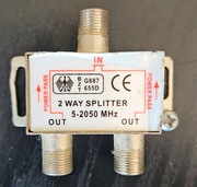 Rozdzielacz sygnału TV Splitter 1/2