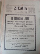 Tygodnik ZIEMIA Nr 50- 10 grudnia 1910r.