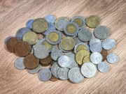 STARE MONETY 1976-2001 różne kraje, 54 monety kolekcjonerskie