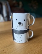 Nowy Zestaw Kubki Kubek Miś Pepco