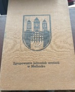 Teczka z napisem Zgrupowanie jednostek artylerii w Malborku PRL