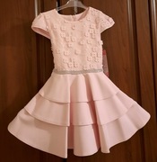 Sukienka wizytowa dla dziewczynki R. 122