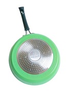 Patelnia ceramiczna zielona 24cm