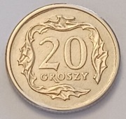 20 gr groszy 2002r. najniższy nakład 10.500.00 szt.