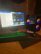 CAŁY ZESTAW GAMINGOWY PC | i5 | GTX 1050 | Monitor Samsung 24"| RAZER |