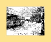 Zamieć- linoryt Warmia- Mazury