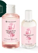 Yves Rocher zestaw Eau Fraiche Rose perfumy i żel