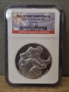 Koala 2008  1 Oz Ag Perth Mint 