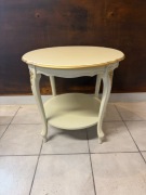 Stolik kawowy stylowy biały ozdobny 400 zł