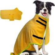 Chłonny szlafrok kąpielowy dla psa w rozmiarze XL