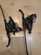 klamkomanetki rowerowe przód i tył shimano acera vbrake 3x9