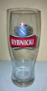 Szklanka do piwa 0,5 l RYBNICKI - RYBNICKI FULL VAN PUR Jędrzejów + wafel 